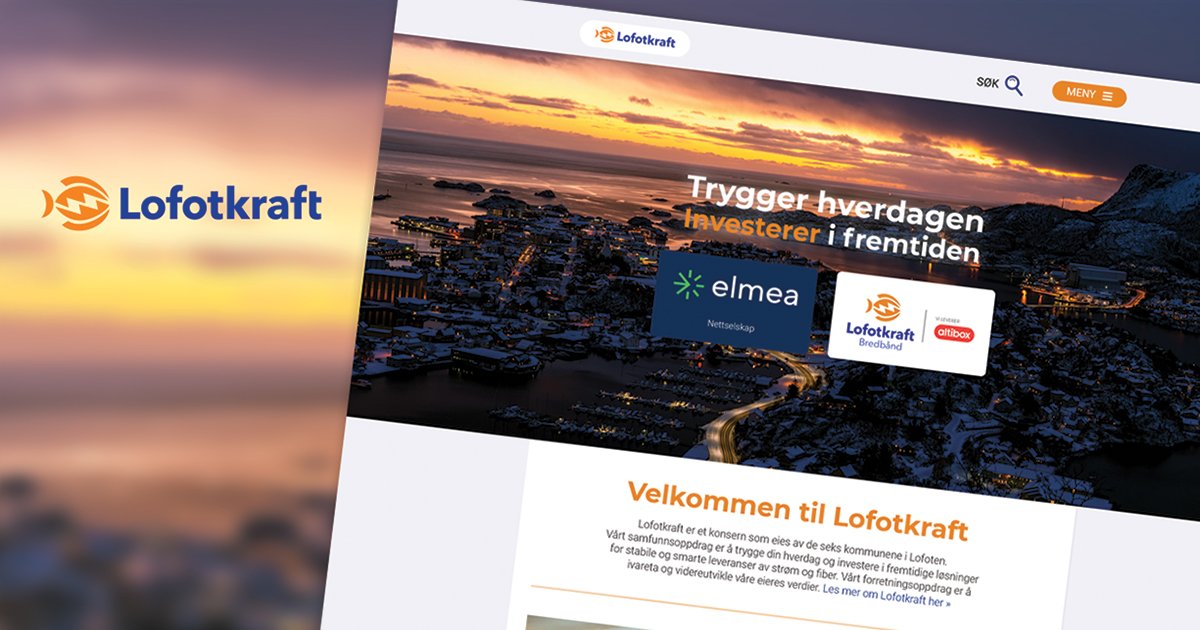 ny nettside Lofotkraft